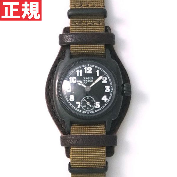 ヴァーグウォッチ VAGUE WATCH Co. 腕時計 COUSSIN COAL MIL メンズ クッサンミリタリー CO-L-007-09BK