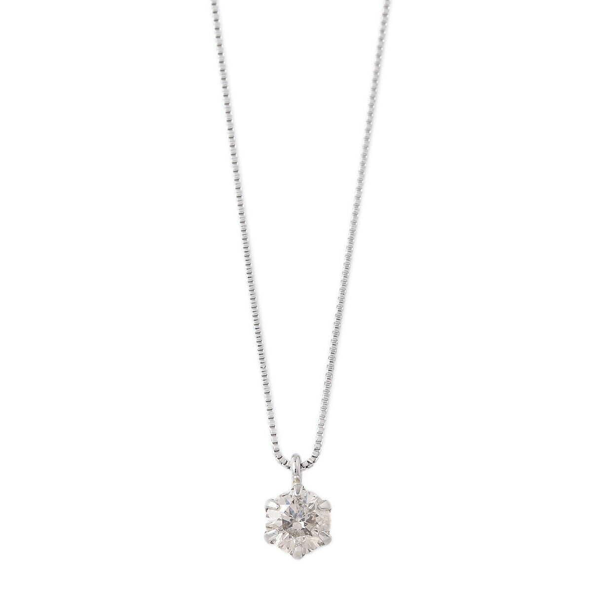 ダイヤモンド ネックレス 0.2カラット 0.2ct プラチナ D15042058 UGL鑑別カード付