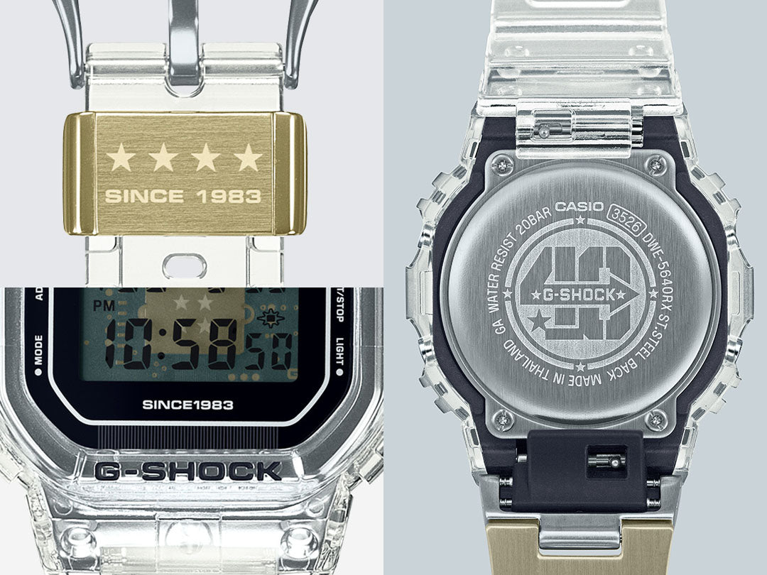 G-SHOCK カシオ Gショック CASIO 40th Anniversary Clear Remix DW