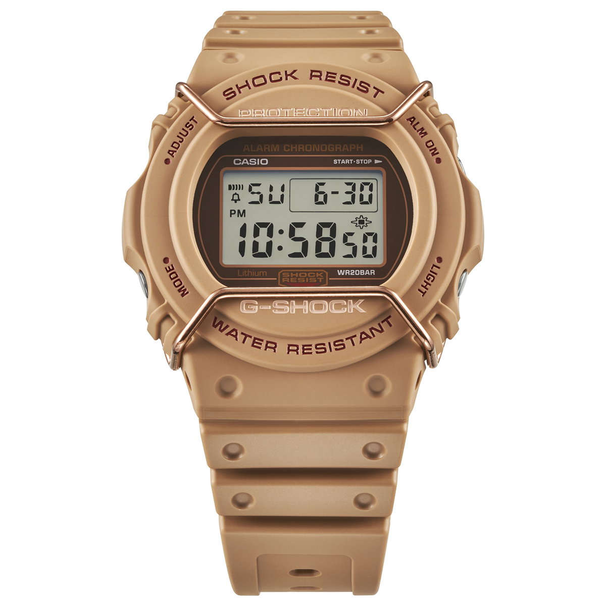 G-SHOCK デジタル カシオ Gショック CASIO 腕時計 メンズ DW-5700PT-5JF ワイヤープロテクター 採用 Tone on tone シリーズ