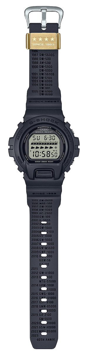 G-SHOCK カシオ Gショック CASIO 40th Anniversary REMASTER BLACK DW-6640RE-1JR デジタル  腕時計 メンズ リマスター ブラック