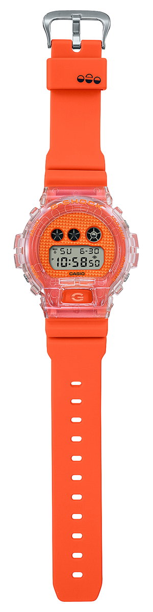 G-SHOCK デジタル カシオ Gショック CASIO デジタル 腕時計 メンズ DW-6900GL-4JR カプセルトイ イメージ Lucky Drop オレンジ