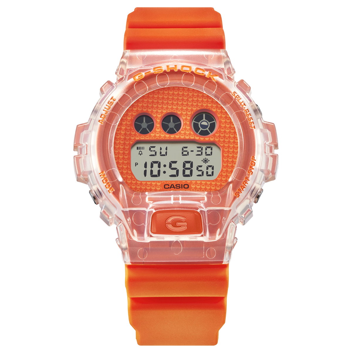 G-SHOCK デジタル カシオ Gショック CASIO デジタル 腕時計 メンズ DW-6900GL-4JR カプセルトイ イメージ Lucky Drop オレンジ