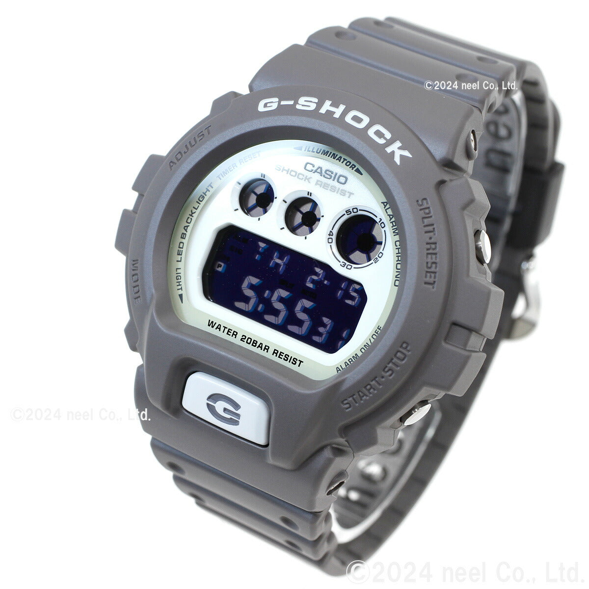 G-SHOCK デジタル メンズ 腕時計 カシオ CASIO DW-6900HD-8JF HIDDEN GLOW Series グレー【2024 新作】
