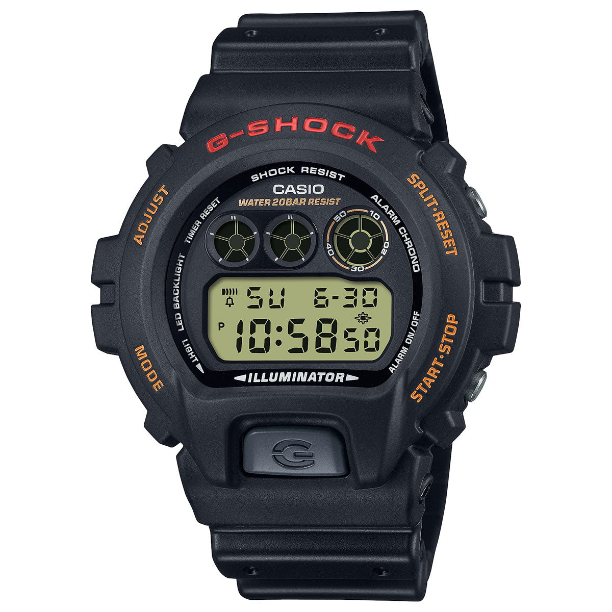 G-SHOCK デジタル カシオ Gショック CASIO 腕時計 メンズ DW-6900UB-9JF LEDバックライト