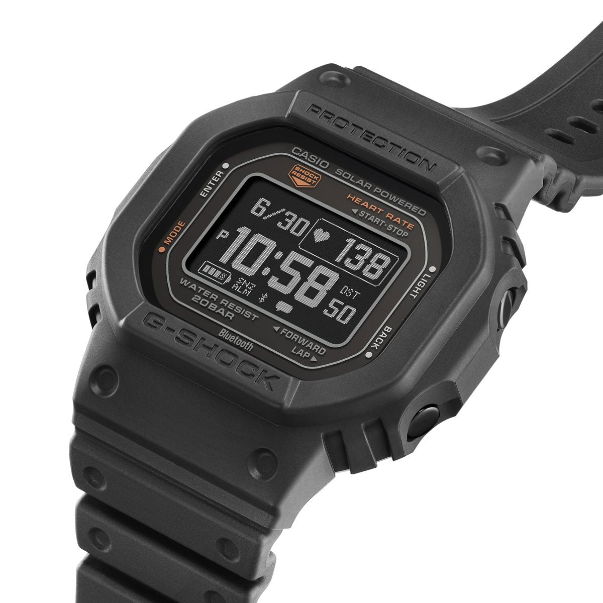 G-SHOCK G-SQUAD カシオ Gショック ジースクワッド CASIO DW-H5600-1JR Bluetooth搭載 USB充電対応 ソーラー 腕時計 メンズ スマートフォンリンク