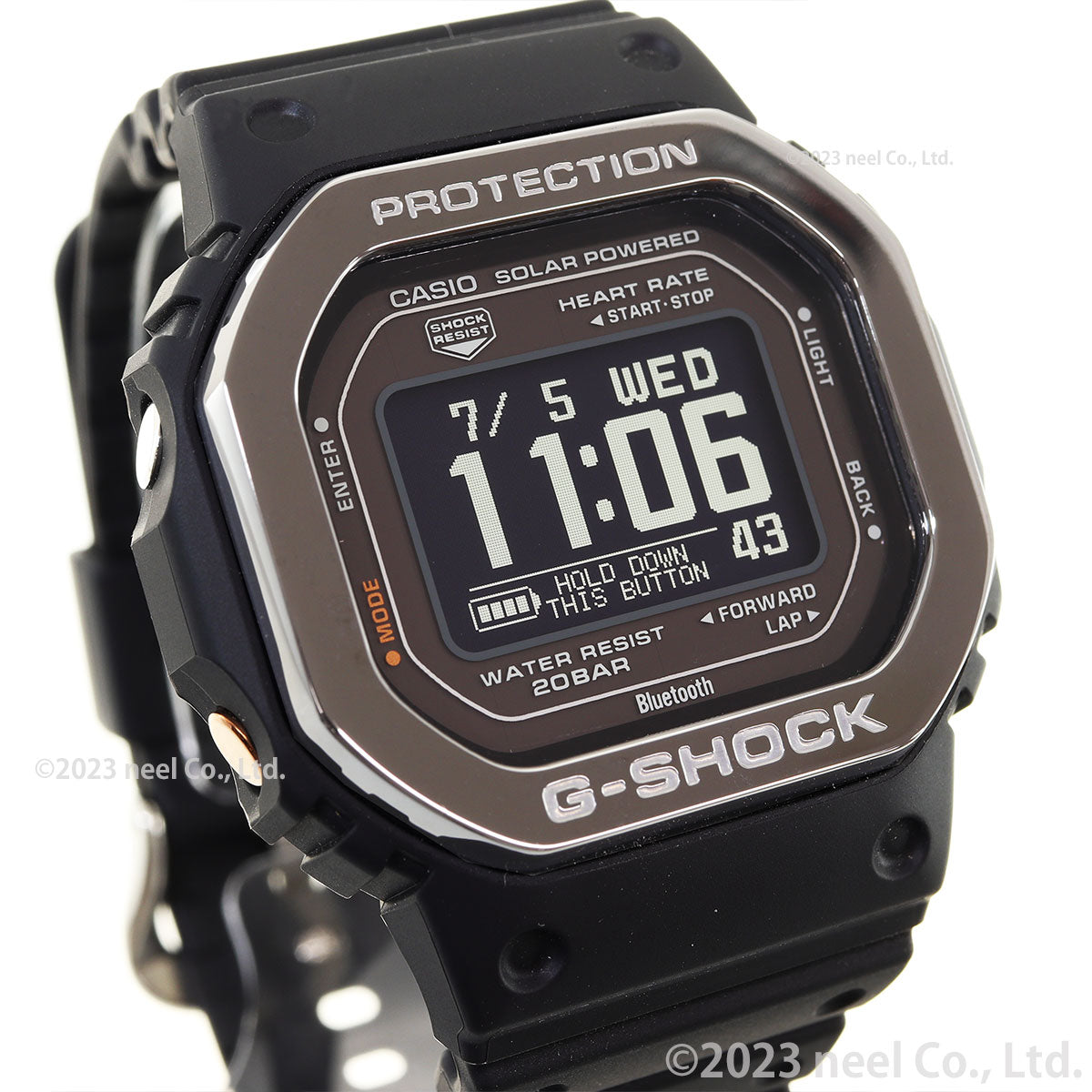 G-SHOCK G-SQUAD カシオ Gショック ジースクワッド CASIO DW-H5600MB-1JR Bluetooth搭載 USB充電対応 ソーラー 腕時計 メンズ スマートフォンリンク