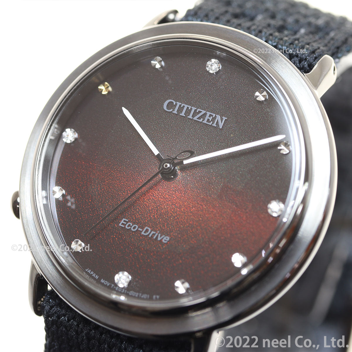 シチズン エル CITIZEN L エコドライブ 10周年記念 限定モデル 腕時計 レディース アンビリュナ Ambiluna 火 EM1007-47E