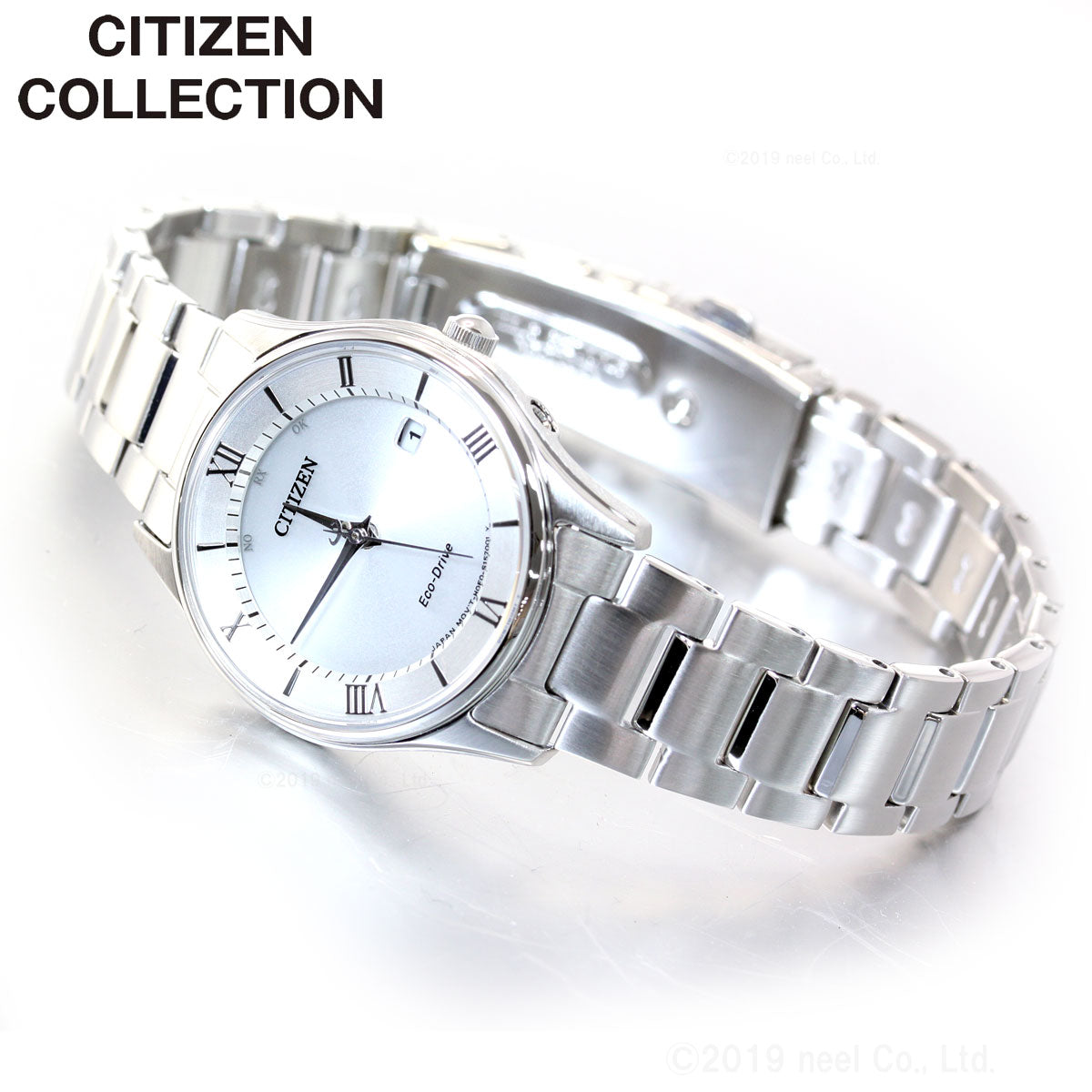シチズンコレクション CITIZEN COLLECTION エコドライブ ソーラー 電波時計 腕時計 レディース 薄型シリーズ ES0000-79A