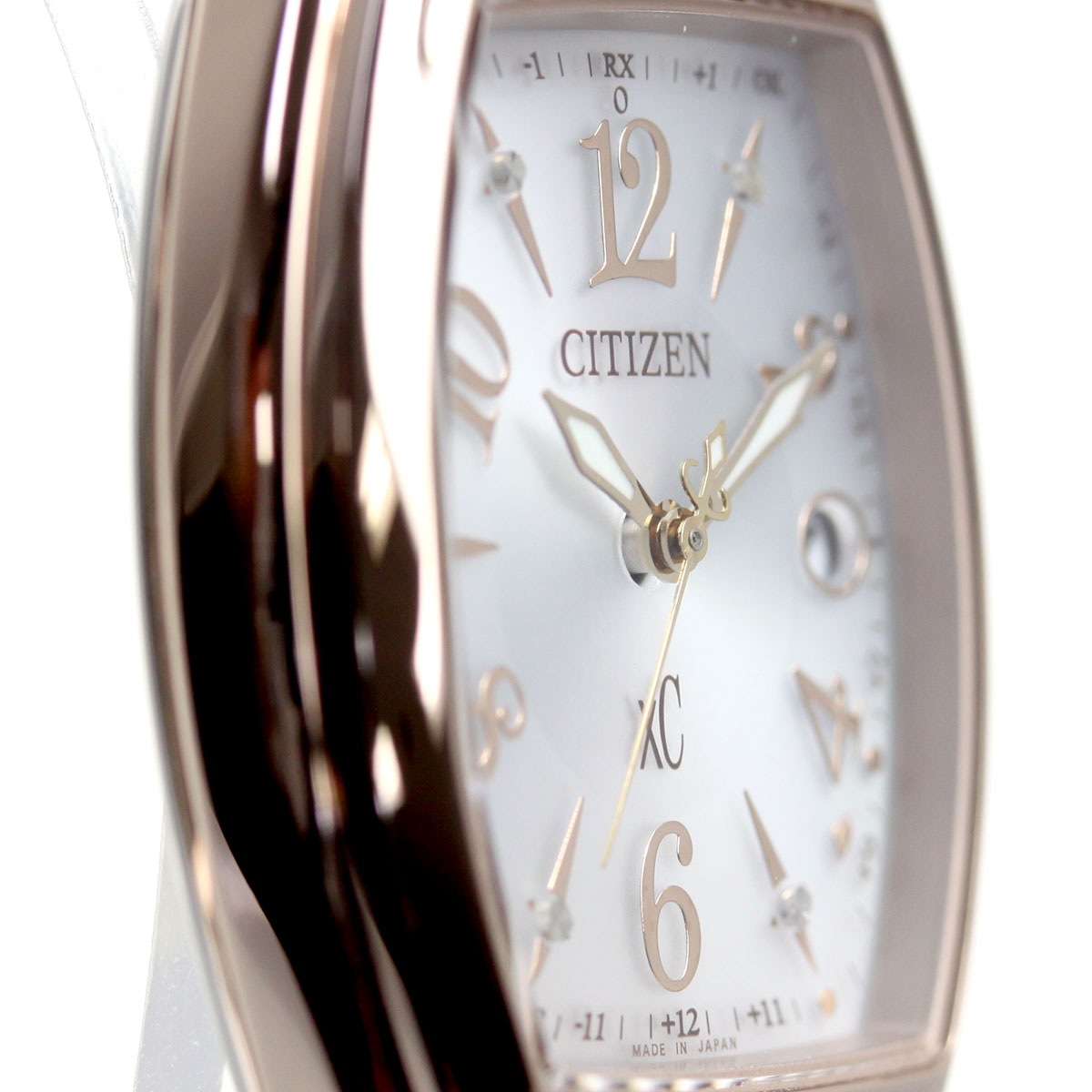 シチズン クロスシー CITIZEN xC エコドライブ 電波時計 ステンレススチールライン ハッピーフライト 腕時計 レディース ES9394-56A