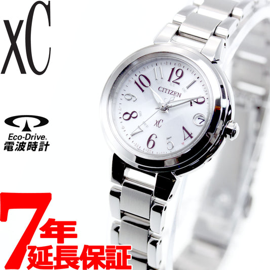 シチズン クロスシー エコドライブ 電波時計 腕時計 レディース ステンレススチールライン ハッピーフライト CITIZEN xC ES9430-54B