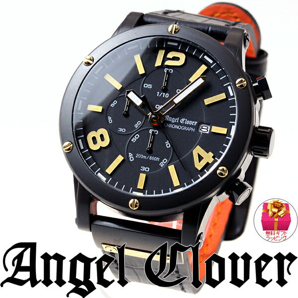 エンジェルクローバー Angel Clover 腕時計 メンズ エクスベンチャー クロノグラフ EXVENTURE CHRONO EVC46BBK-BK【エンジェルクローバー Angel Clover】【正規品】【送料無料】
