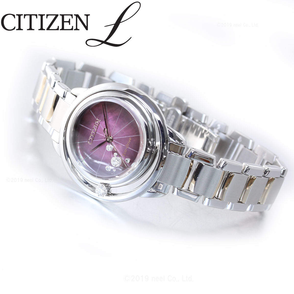 シチズン エル CITIZEN L エコドライブ 腕時計 レディース アークリーコレクション EW5529-55W