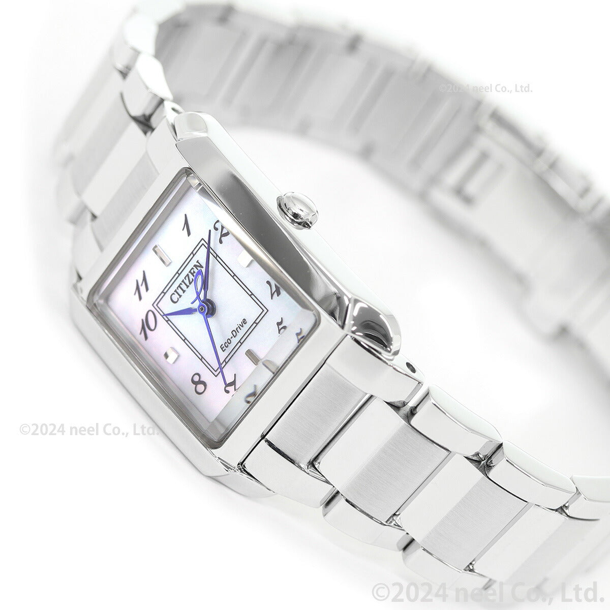 シチズン エル CITIZEN L エコドライブ 腕時計 レディース EW5600-87D SQUARE Collection【2024 新作】