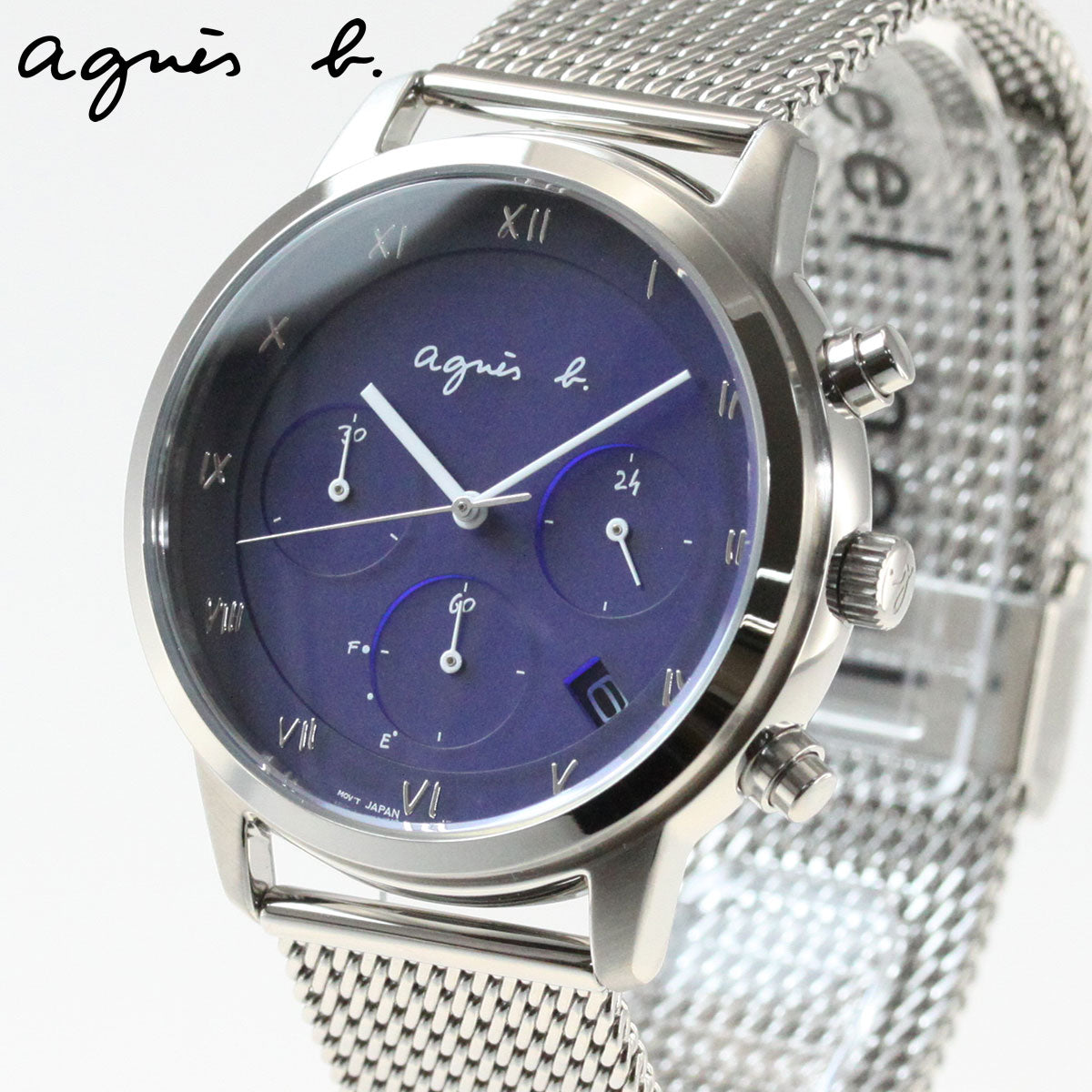 アニエスベー 時計 メンズ ソーラー ペア 腕時計 agnes b. マルチェロ Marcello FBRD938