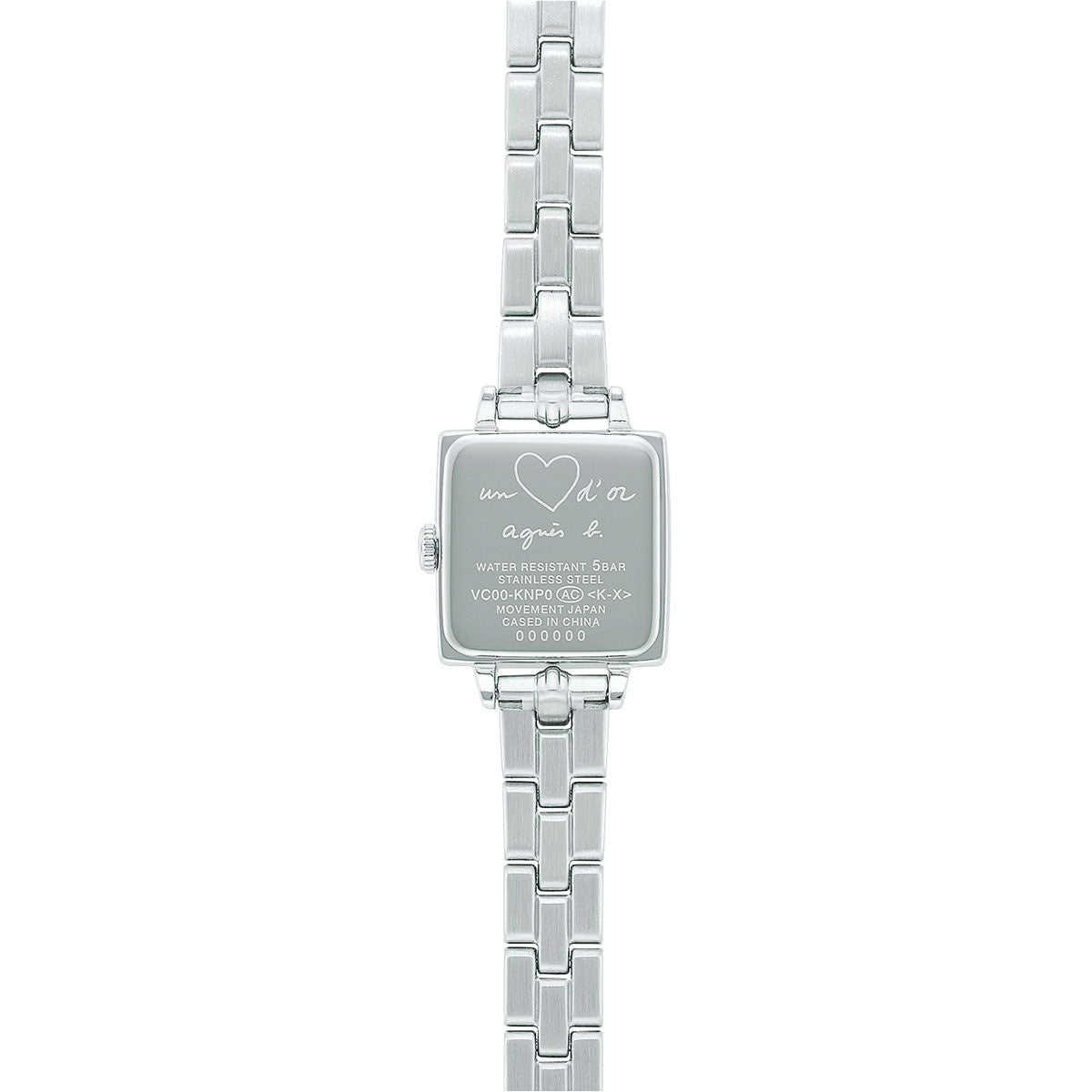 アニエスベー 時計 レディース FCSK749 限定モデル 腕時計 agnes b. アンクールドール ミニスクエア