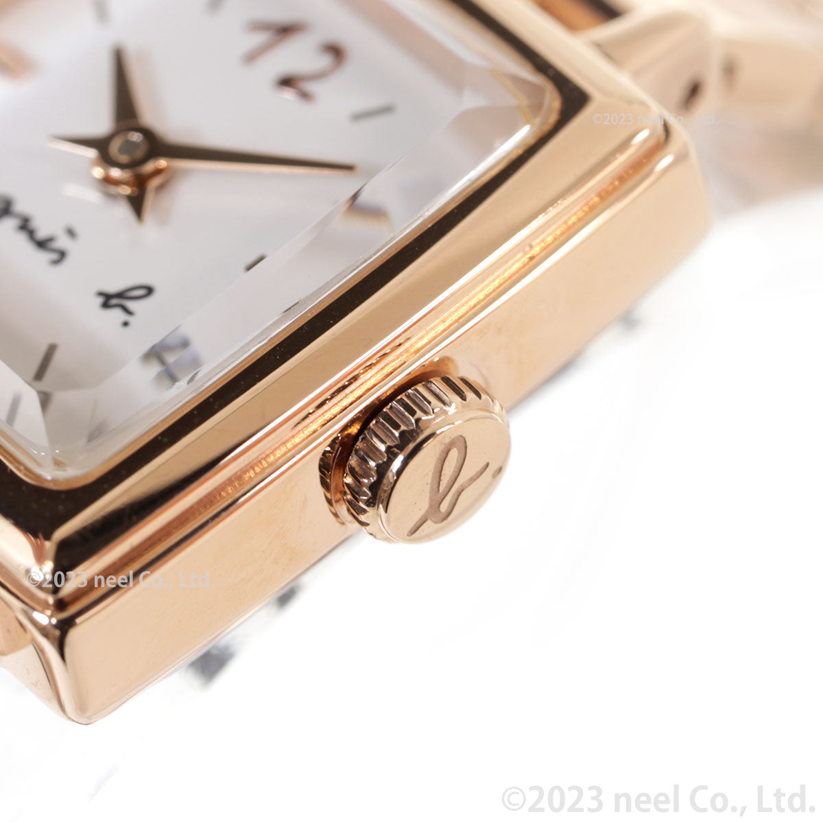 アニエスベー 時計 レディース FCSK750 限定モデル 腕時計 agnes b. アンクールドール ミニスクエア