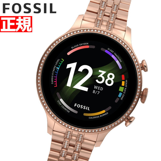 フォッシル FOSSIL スマートウォッチ 腕時計 レディース ジェネレーション6 Generation 6 ウェアラブル GEN6 タッチスクリーン FTW6077