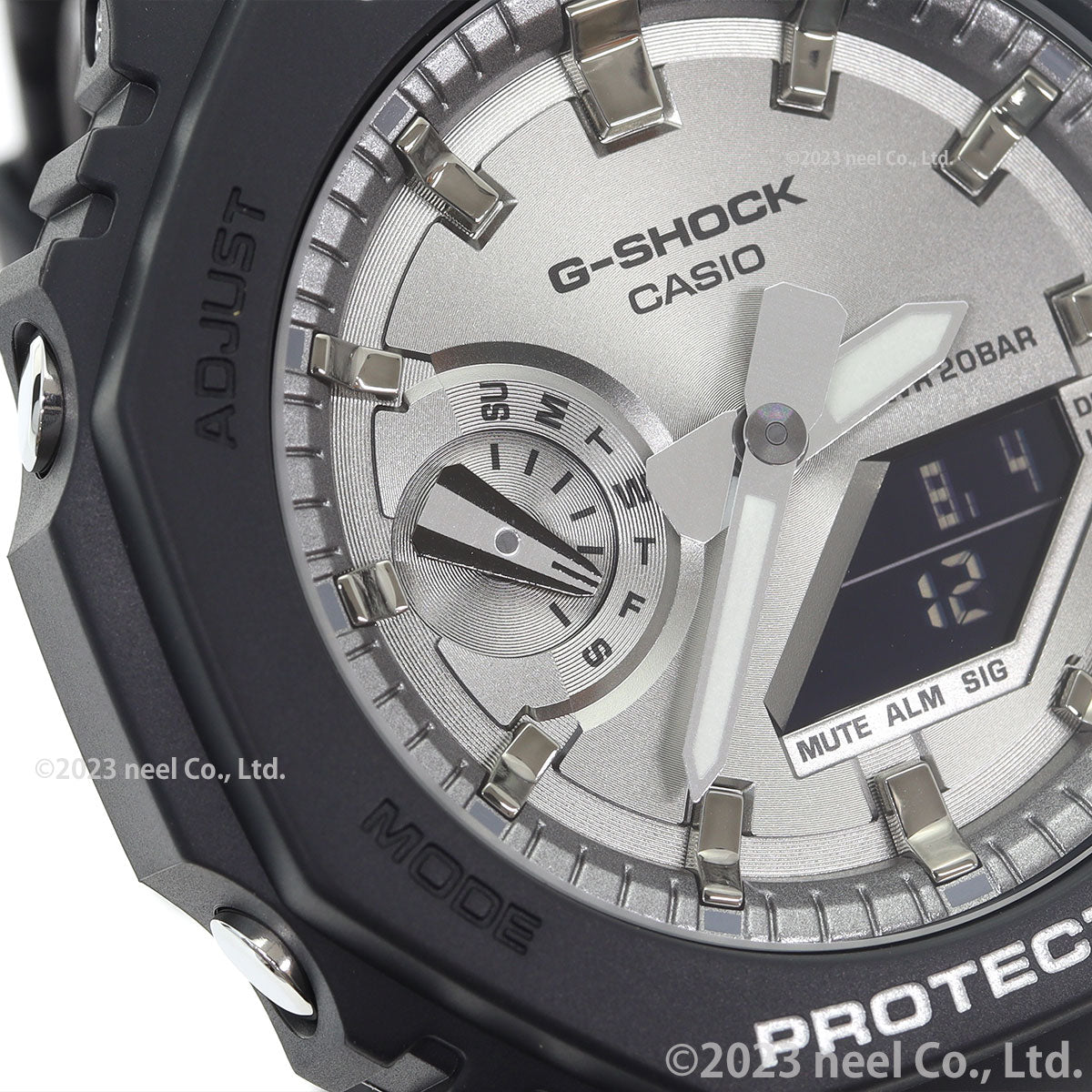 G-SHOCK カシオ Gショック CASIO アナデジ 腕時計 メンズ GA-2100SB-1AJF ブラック シルバー