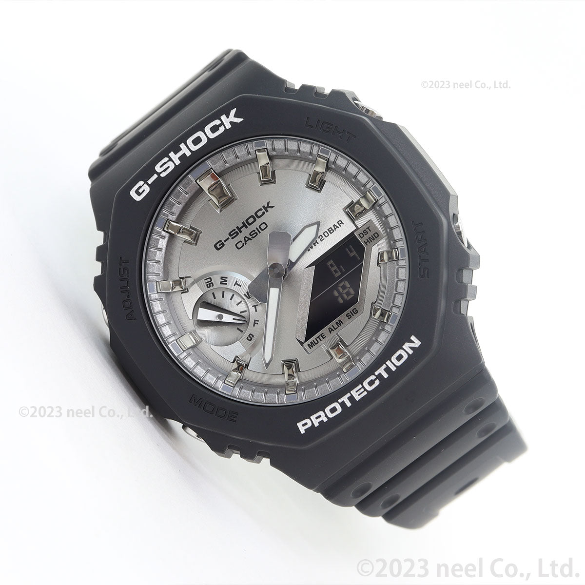 G-SHOCK カシオ Gショック CASIO アナデジ 腕時計 メンズ GA-2100SB-1AJF ブラック シルバー