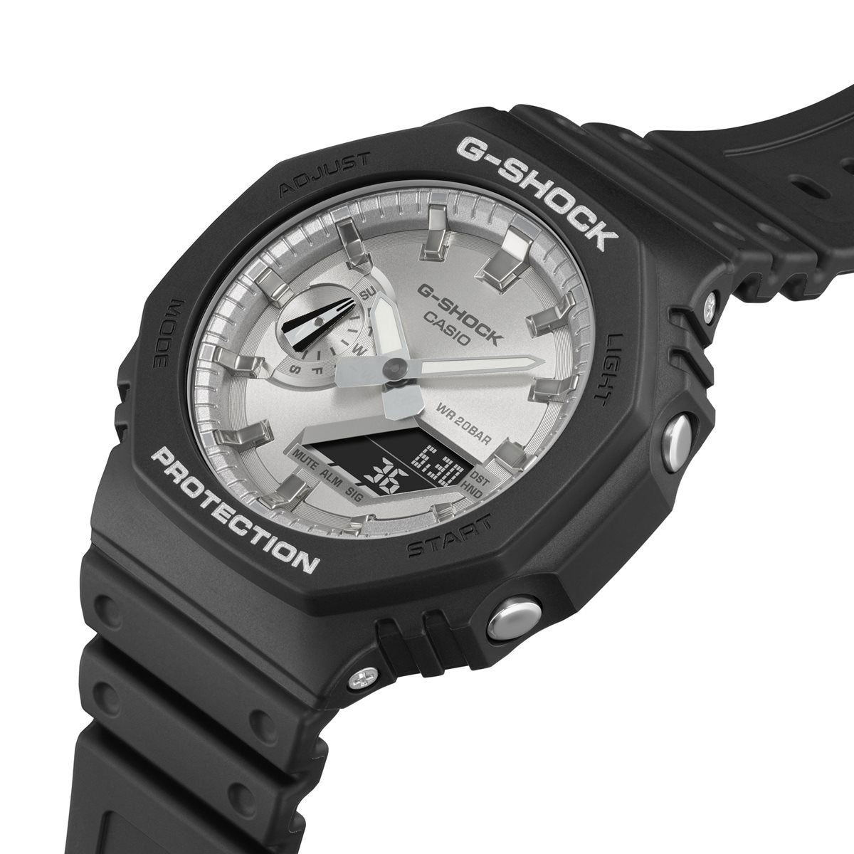 G-SHOCK カシオ Gショック CASIO アナデジ 腕時計 メンズ GA-2100SB-1AJF ブラック シルバー