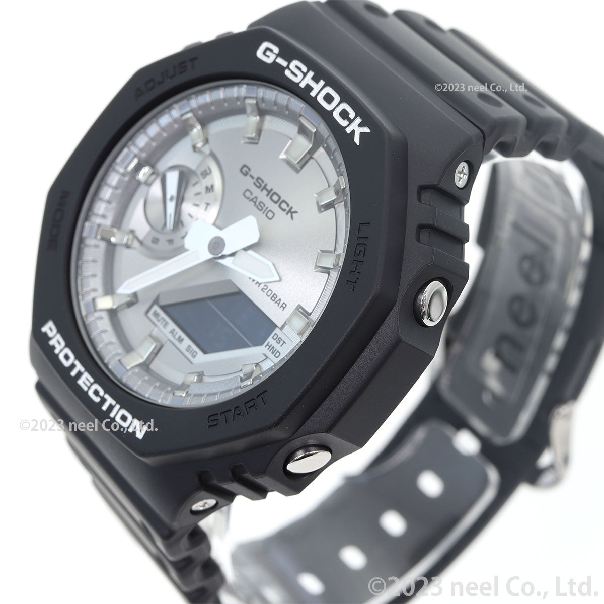 G-SHOCK カシオ Gショック CASIO アナデジ 腕時計 メンズ GA-2100SB-1AJF ブラック シルバー