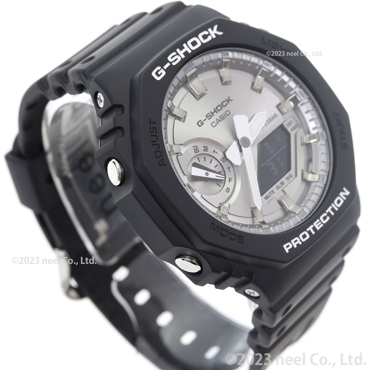 G-SHOCK カシオ Gショック CASIO アナデジ 腕時計 メンズ GA-2100SB-1AJF ブラック シルバー