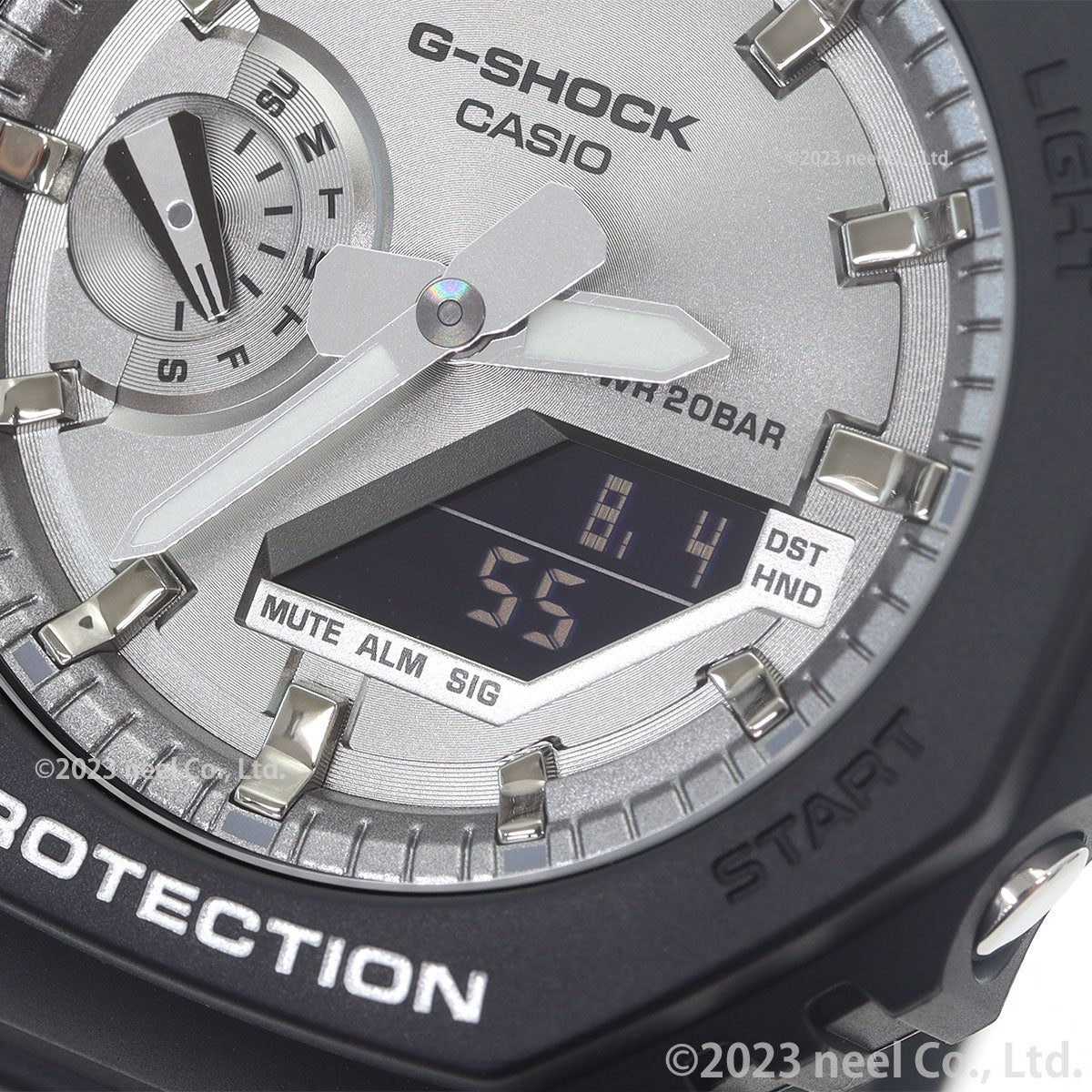 G-SHOCK カシオ Gショック CASIO アナデジ 腕時計 メンズ GA-2100SB-1AJF ブラック シルバー