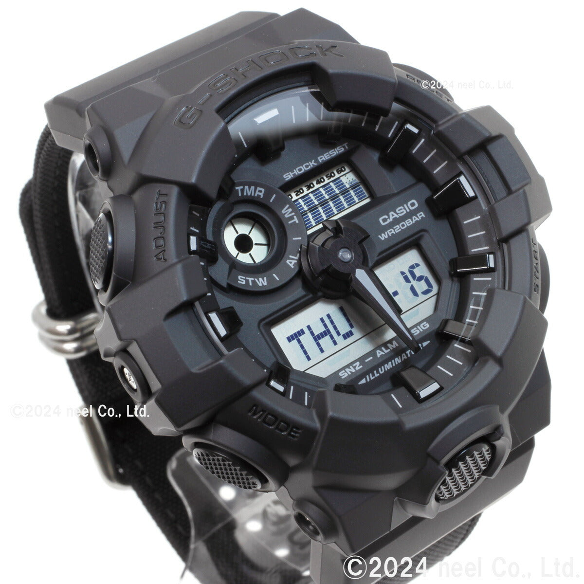 G-SHOCK カシオ Gショック CASIO アナデジ 限定モデル 腕時計 メンズ GA-700BCE-1AJF Utility black【2024 新作】