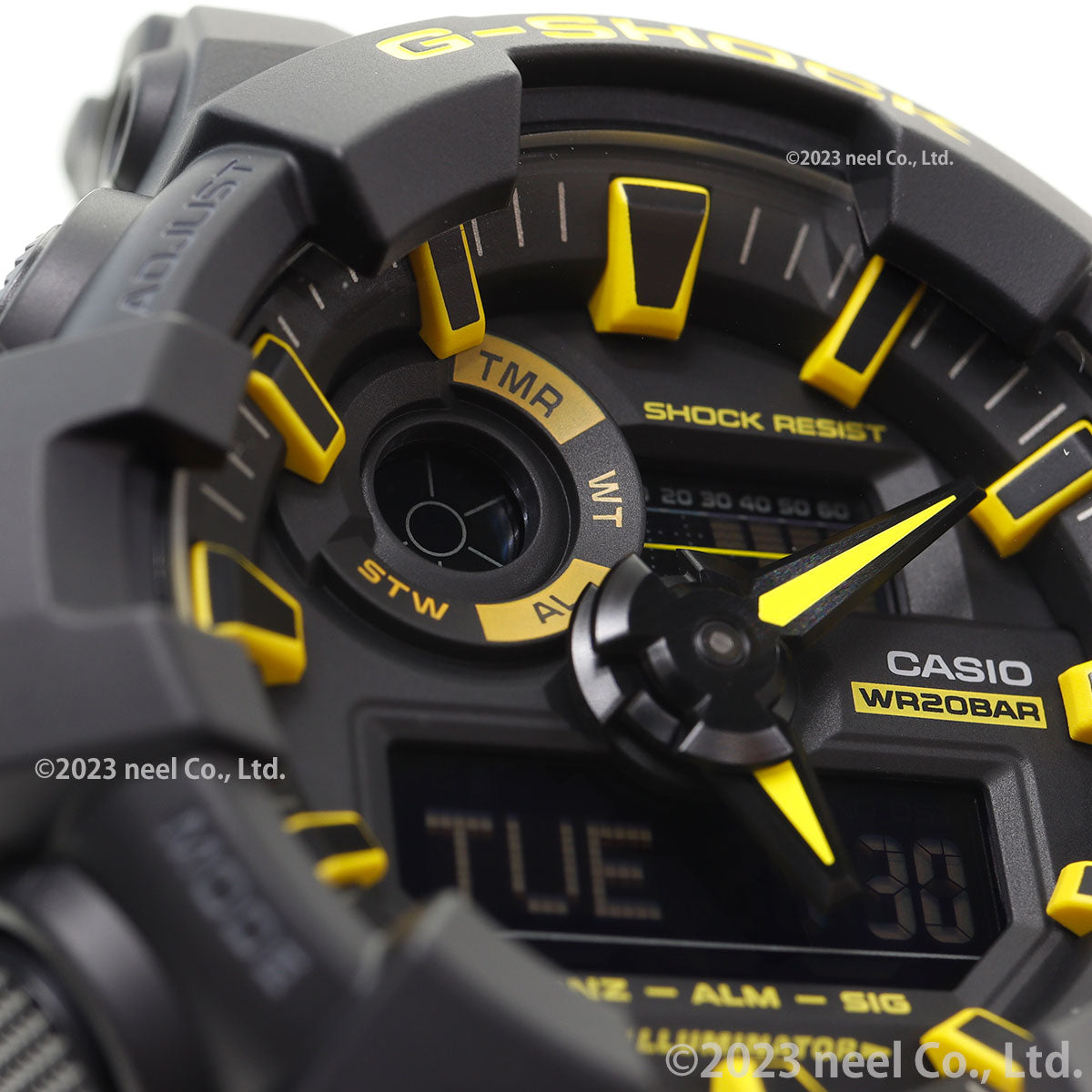 G-SHOCK アナデジ カシオ Gショック CASIO 腕時計 メンズ GA-700CY-1AJF Caution Yellow シリーズ ブラック イエロー