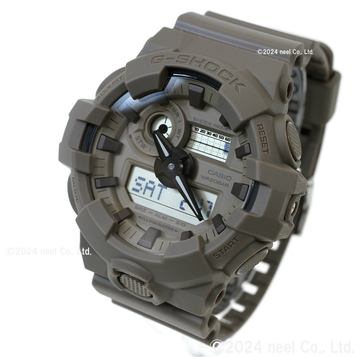 G-SHOCK アナデジ カシオ Gショック CASIO 腕時計 メンズ GA-700NC-5AJF Natural color シリーズ 岩