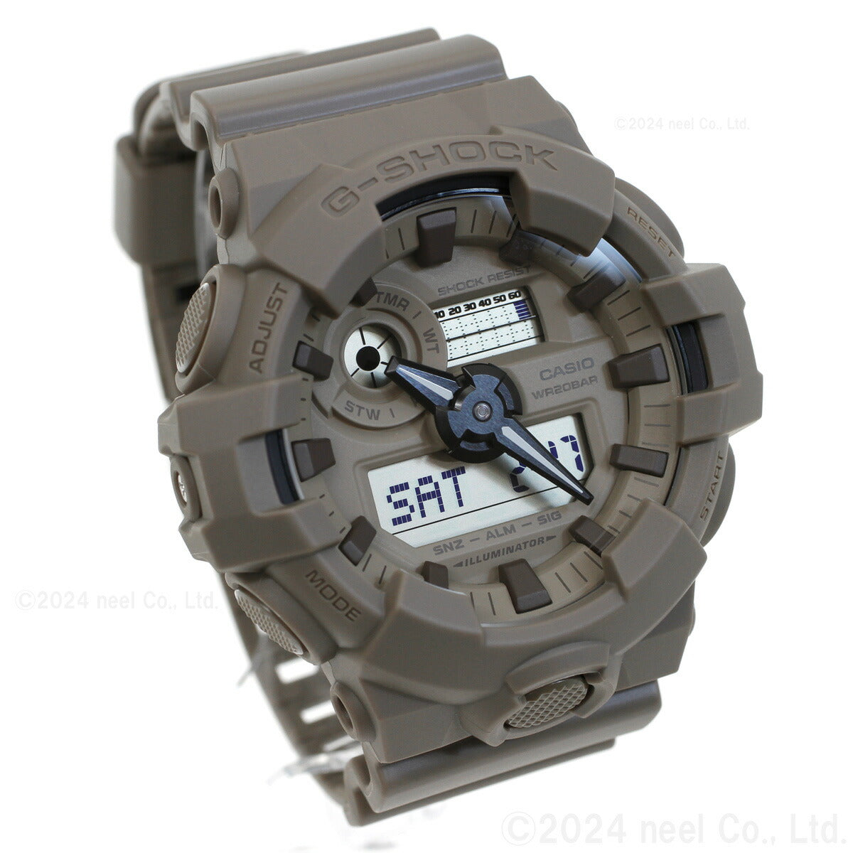 G-SHOCK アナデジ カシオ Gショック CASIO 腕時計 メンズ GA-700NC-5AJF Natural color シリーズ 岩