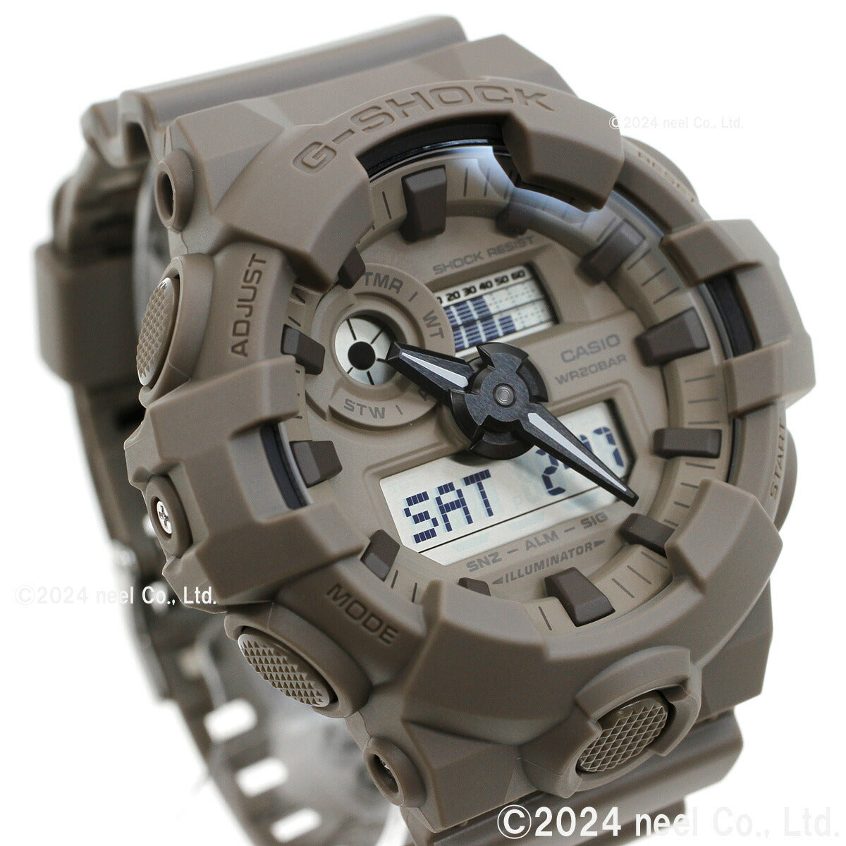 G-SHOCK アナデジ カシオ Gショック CASIO 腕時計 メンズ GA-700NC-5AJF Natural color シリーズ 岩