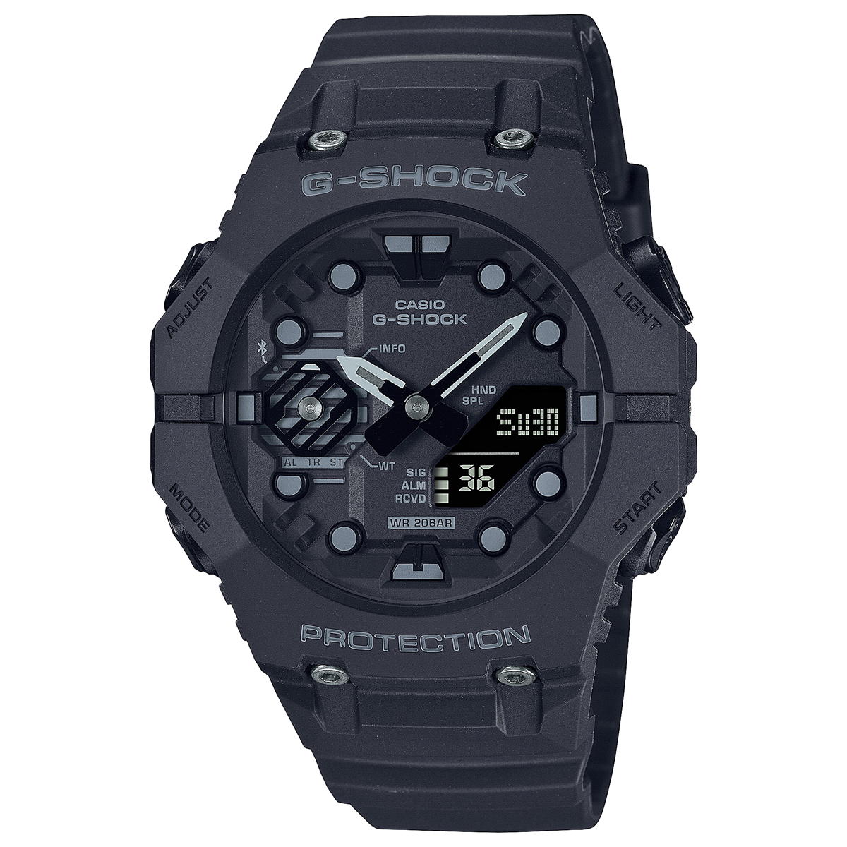 G-SHOCK Gショック GA-B001-1AJF メンズ アナデジ 腕時計 オールブラック Bluetooth搭載 スマートフォンリンク CASIO カシオ