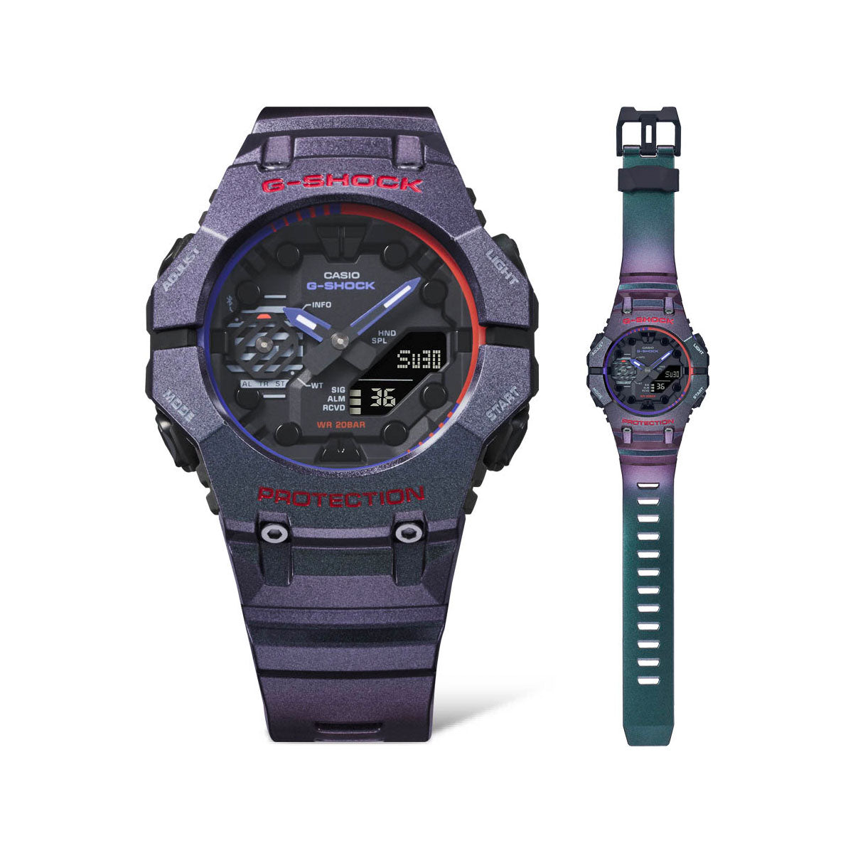 G-SHOCK Gショック GA-B001AH-6AJF メンズ アナデジ 限定モデル 腕時計 パープル Bluetooth搭載 スマートフォンリンク CASIO カシオ