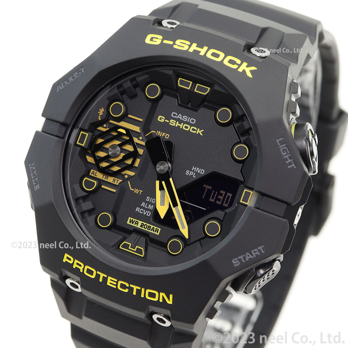 G-SHOCK カシオ Gショック CASIO GA-B001CY-1AJF アナデジ 腕時計 メンズ Caution Yellow シリーズ ブラック イエロー スマートフォンリンク