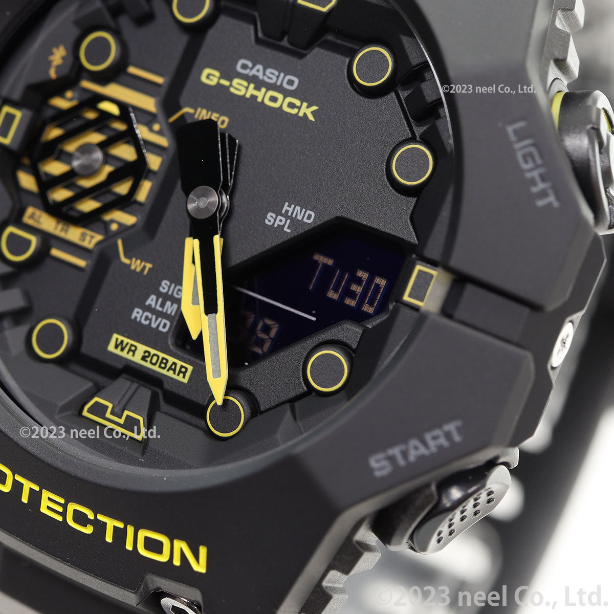 G-SHOCK カシオ Gショック CASIO GA-B001CY-1AJF アナデジ 腕時計 メンズ Caution Yellow シリーズ ブラック イエロー スマートフォンリンク