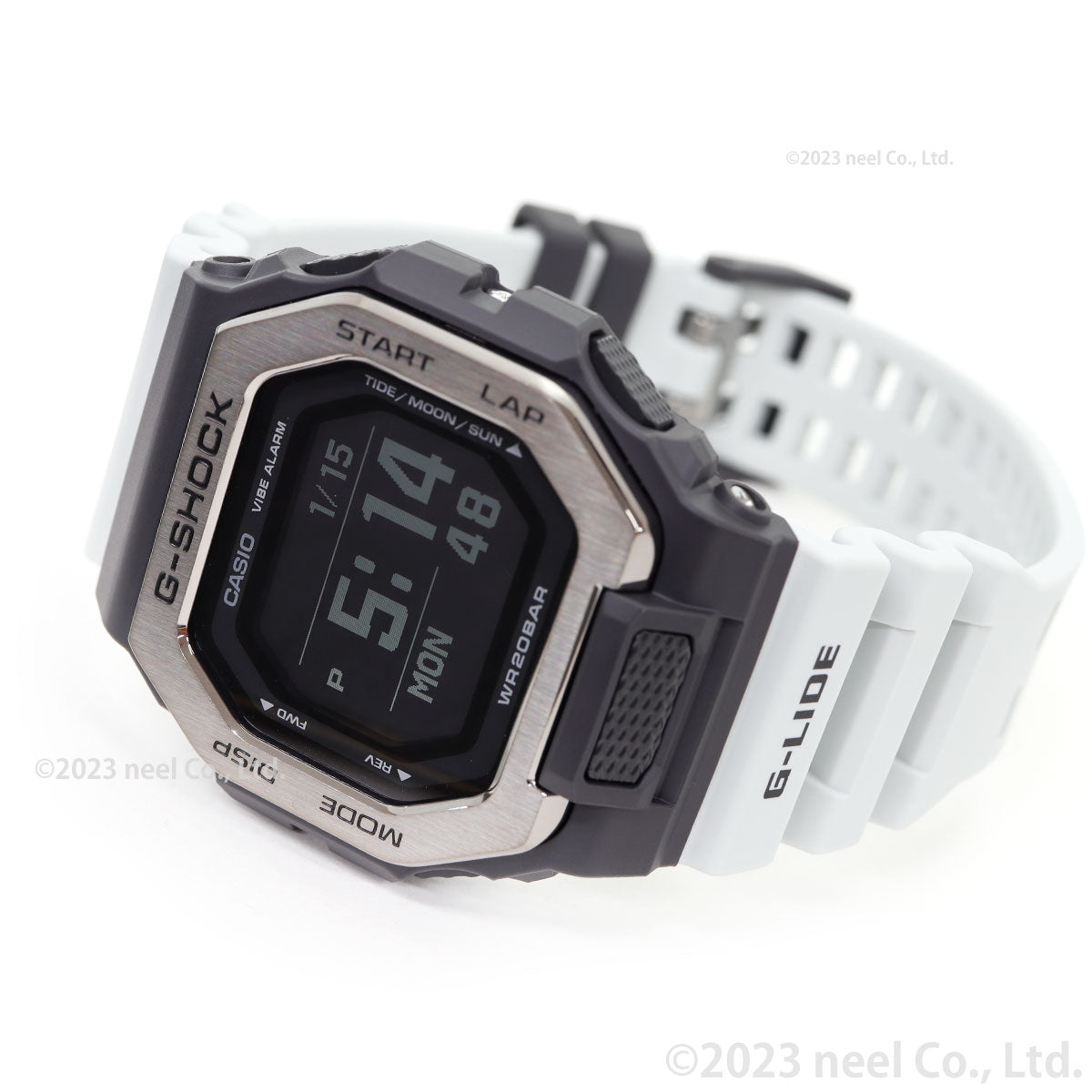 G-SHOCK カシオ G-LIDE Gショック Gライド デジタル 腕時計 メンズ CASIO GBX-100TT-8JF タイムトラベル サーフィン イメージ