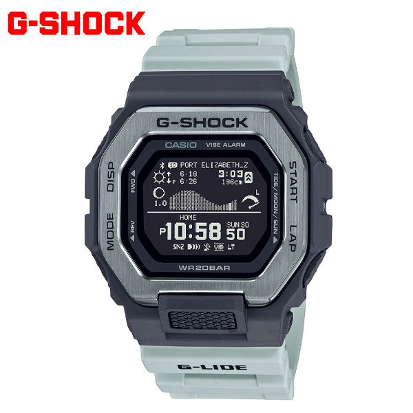 G-SHOCK カシオ G-LIDE Gショック Gライド デジタル 腕時計 メンズ CASIO GBX-100TT-8JF タイムトラベル サーフィン イメージ