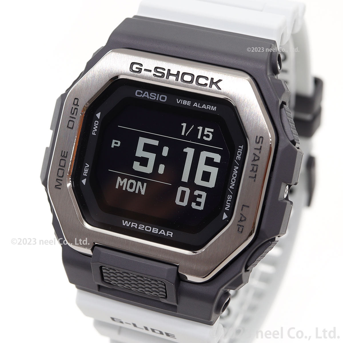 G-SHOCK カシオ G-LIDE Gショック Gライド デジタル 腕時計 メンズ CASIO GBX-100TT-8JF タイムトラベル サーフィン イメージ