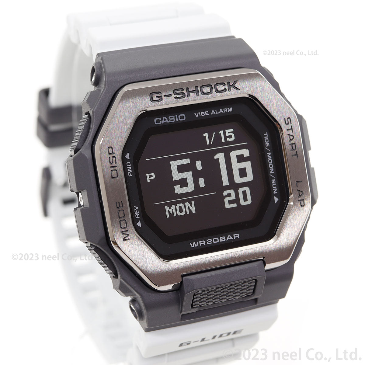 G-SHOCK カシオ G-LIDE Gショック Gライド デジタル 腕時計 メンズ CASIO GBX-100TT-8JF タイムトラベル サーフィン イメージ