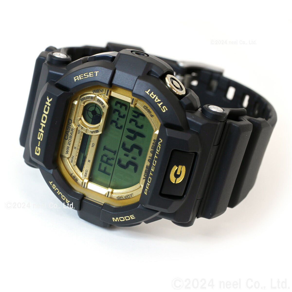 G-SHOCK カシオ Gショック CASIO デジタル オンライン限定モデル 腕時計 メンズ GD-350GB-1JF ブラック ゴールド