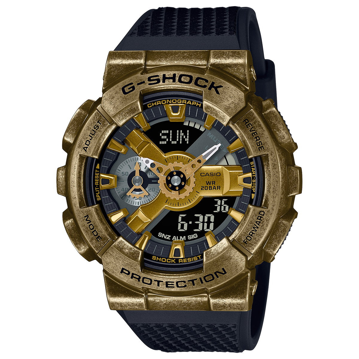 G-SHOCK カシオ Gショック CASIO メンズ 腕時計 アナデジ GM-110VG-1A9JR STEAMPUNK シリーズ メタルカバー ゴールド