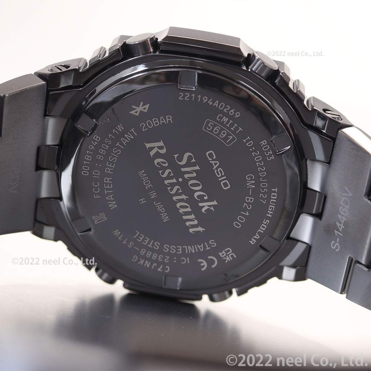 G-SHOCK カシオ Gショック CASIO GM-B2100BD-1AJF タフソーラー フルメタル ブラック 腕時計 メンズ スマートフォンリンク