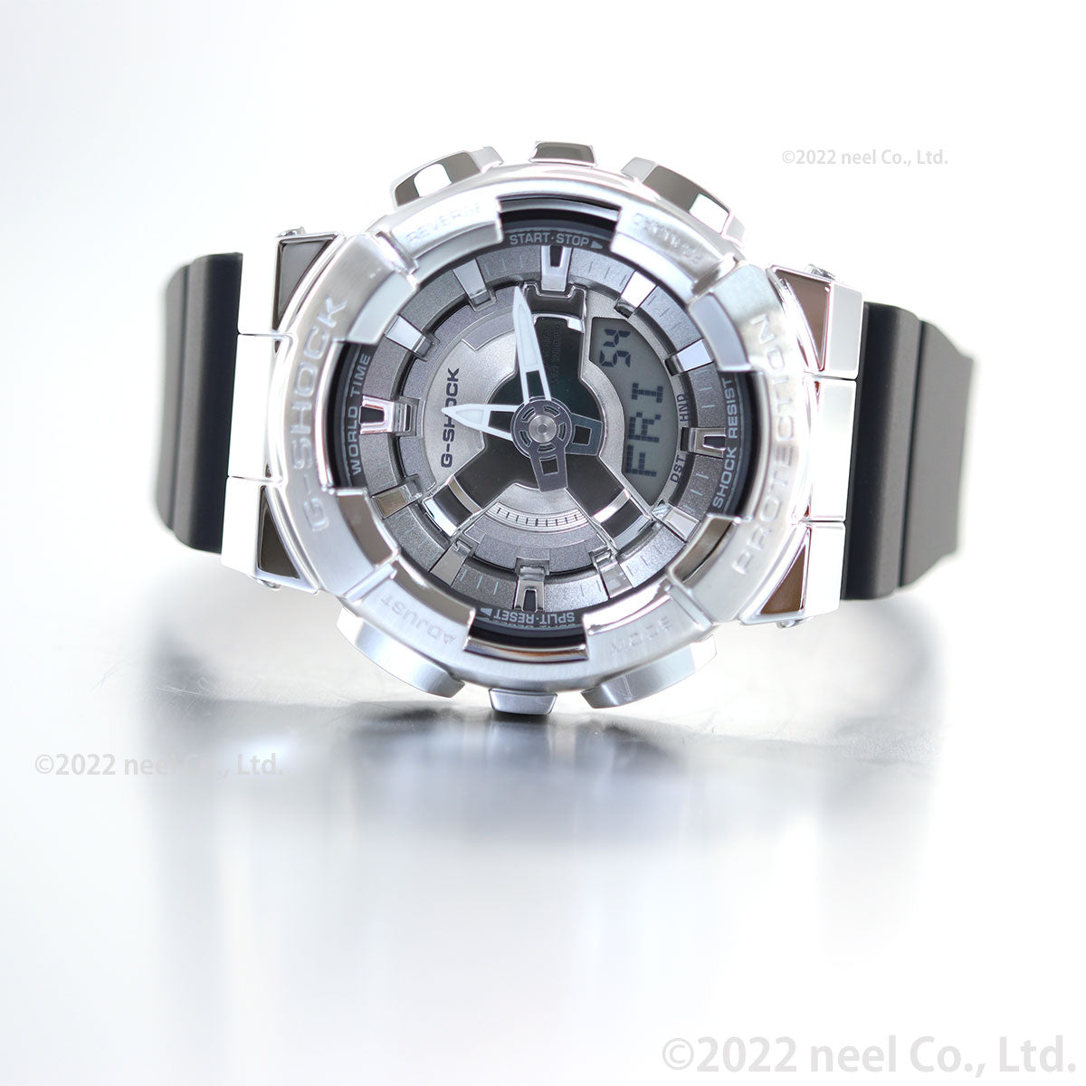 G-SHOCK カシオ Gショック CASIO アナデジ 腕時計 メンズ レディース GM-S110-1AJF メタルカバー GM-110 小型化・薄型化モデル