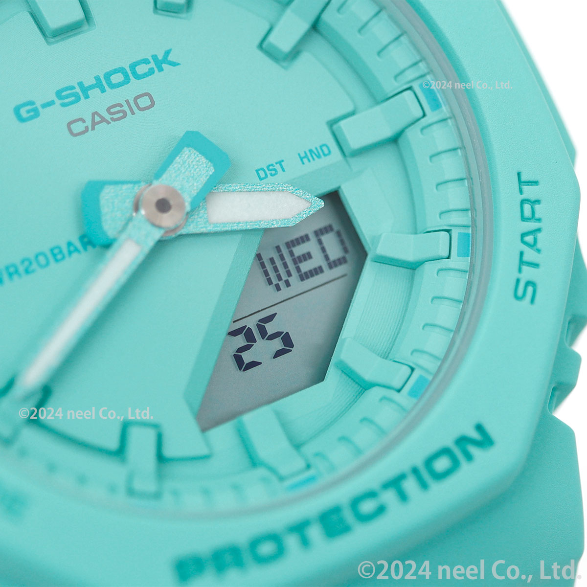 G-SHOCK カシオ Gショック CASIO アナデジ 腕時計 メンズ レディース GMA-P2100-2AJF GMA-S2100 小型化モデル TONE-ON-TONE Series ターコイズブルー【2024 新作】