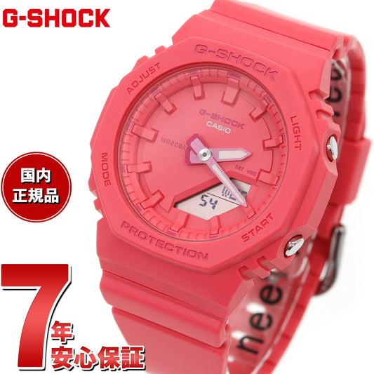 G-SHOCK カシオ Gショック CASIO アナデジ 腕時計 メンズ レディース GMA-P2100-4AJF GMA-S2100 小型化モデル TONE-ON-TONE Series ブライトピンク【2024 新作】