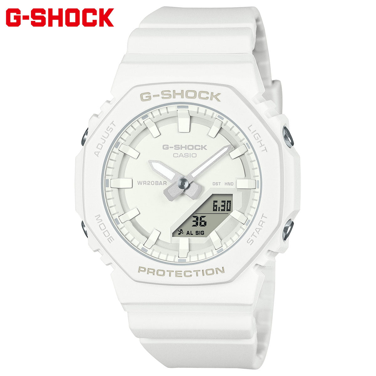G-SHOCK カシオ Gショック CASIO アナデジ 腕時計 メンズ レディース GMA-P2100-7AJF GMA-S2100 小型化モデル TONE-ON-TONE Series ホワイト【2024 新作】