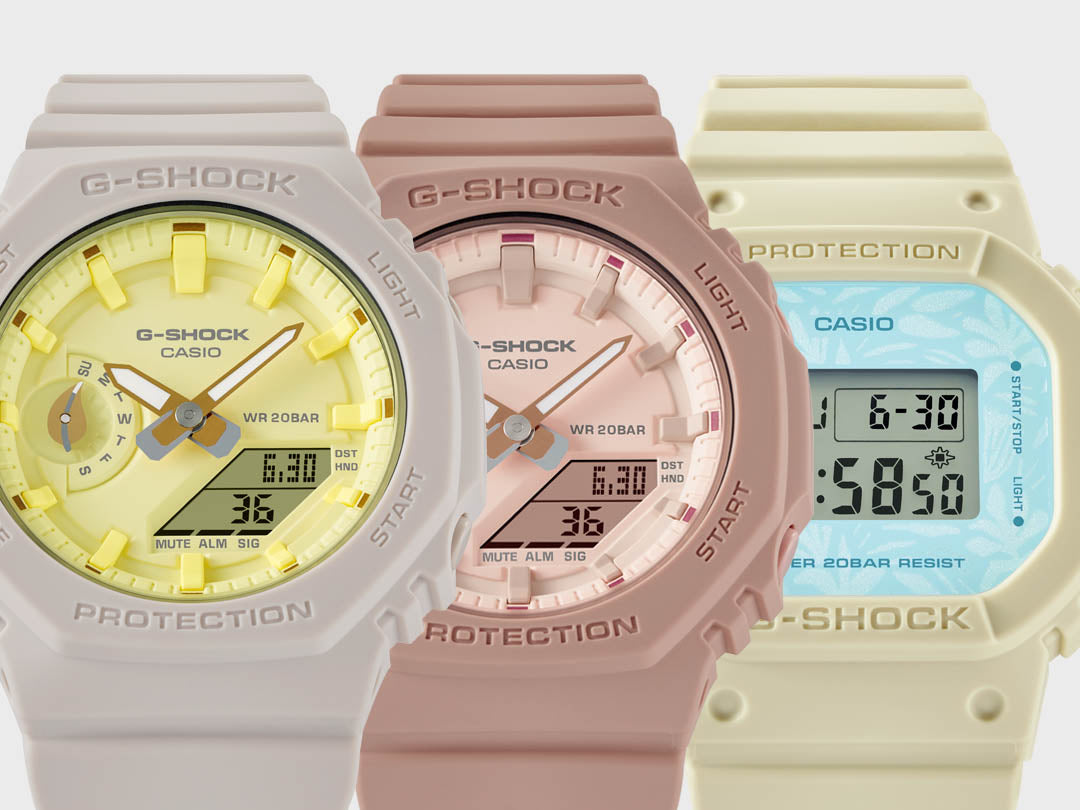 G-SHOCK カシオ Gショック CASIO デジタル 腕時計 メンズ レディース GMD-S5600NC-9JF DW-5600 ハーブ柄文字板 小型化・薄型化モデル