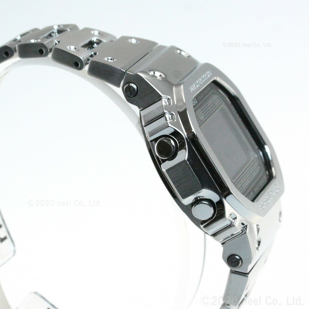 カシオ Gショック CASIO G-SHOCK デジタル ソーラー 電波時計 Bluetooth ブルートゥース 対応 腕時計 メンズ フルメタル シルバー GMW-B5000D-1JF